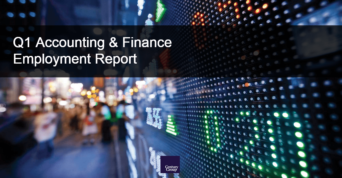 Q1 Accounting & Finance Employment Report